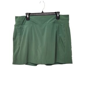 Athleta Brooklyn Skort 16" Dark Sage Green Athletic Golf Tennis Plus Size 18